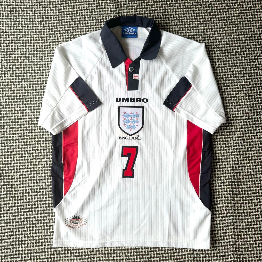 当時物／正規品】デビッド・ベッカム ＃7 イングランド代表 98W杯