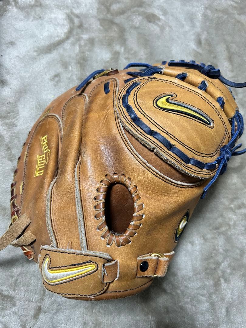 鰆*）様 Nike Pro Gold キャッチャーミット　ブラウン 鰆*）様 Nike Pro Gold キャッチャーミット ブラウン - メルカリ