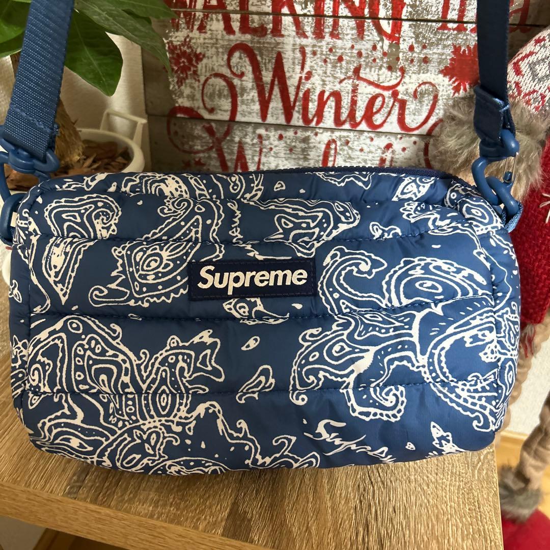 Supremeショルダーバッグ Supreme Puffer Side Bag FW22 WEEK 14 関税送料込 (Supreme