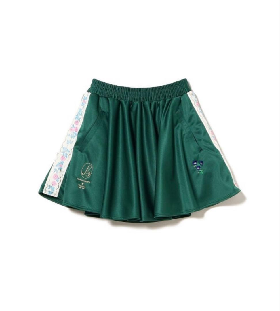 ルルメリー ビームス お花のティグレジャージスカート BEAMS COUTURE（ビームス クチュール）RURU MARY'S / お花のティグレ