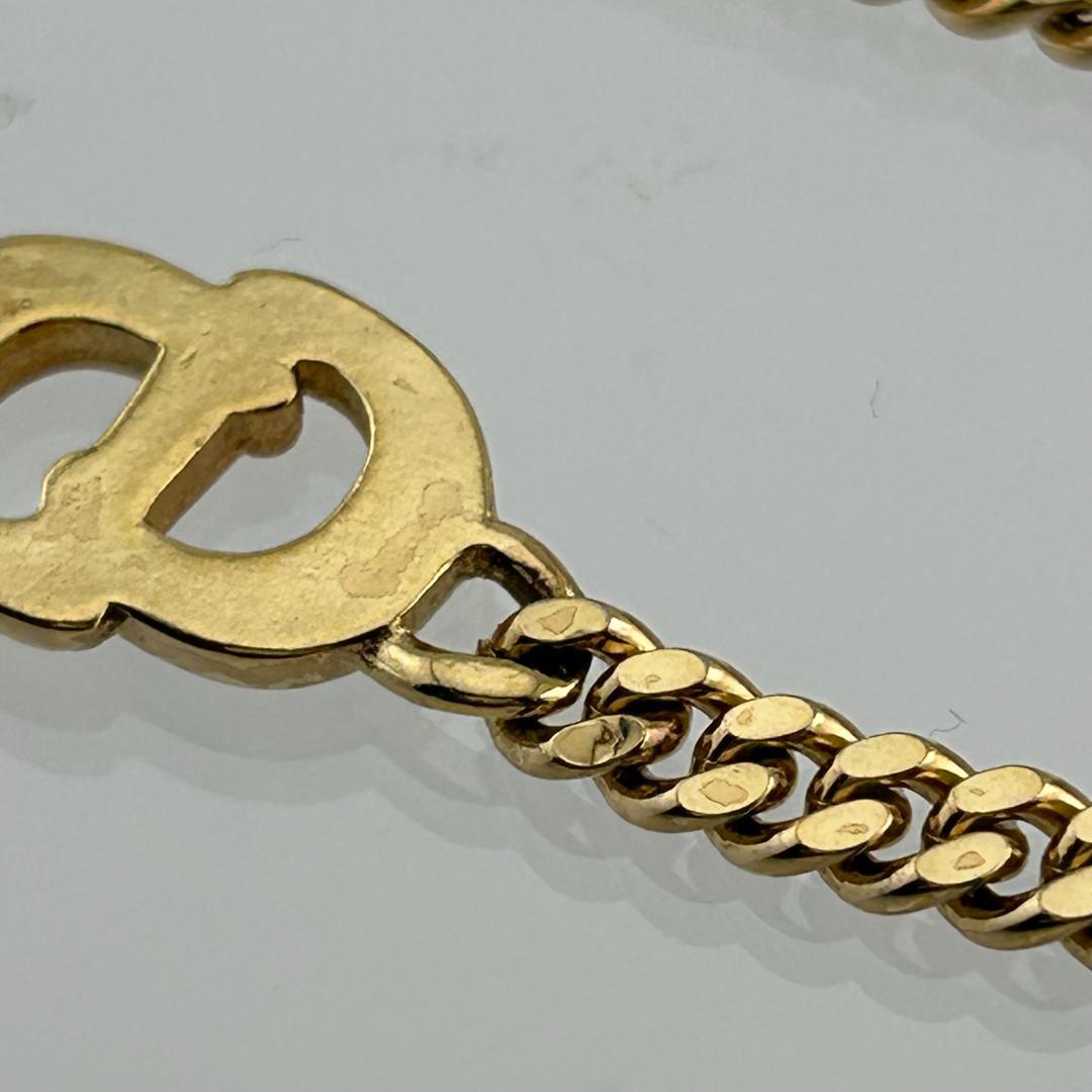 Dior ディオール CDロゴ ブレスレット ゴールド ラインストーン