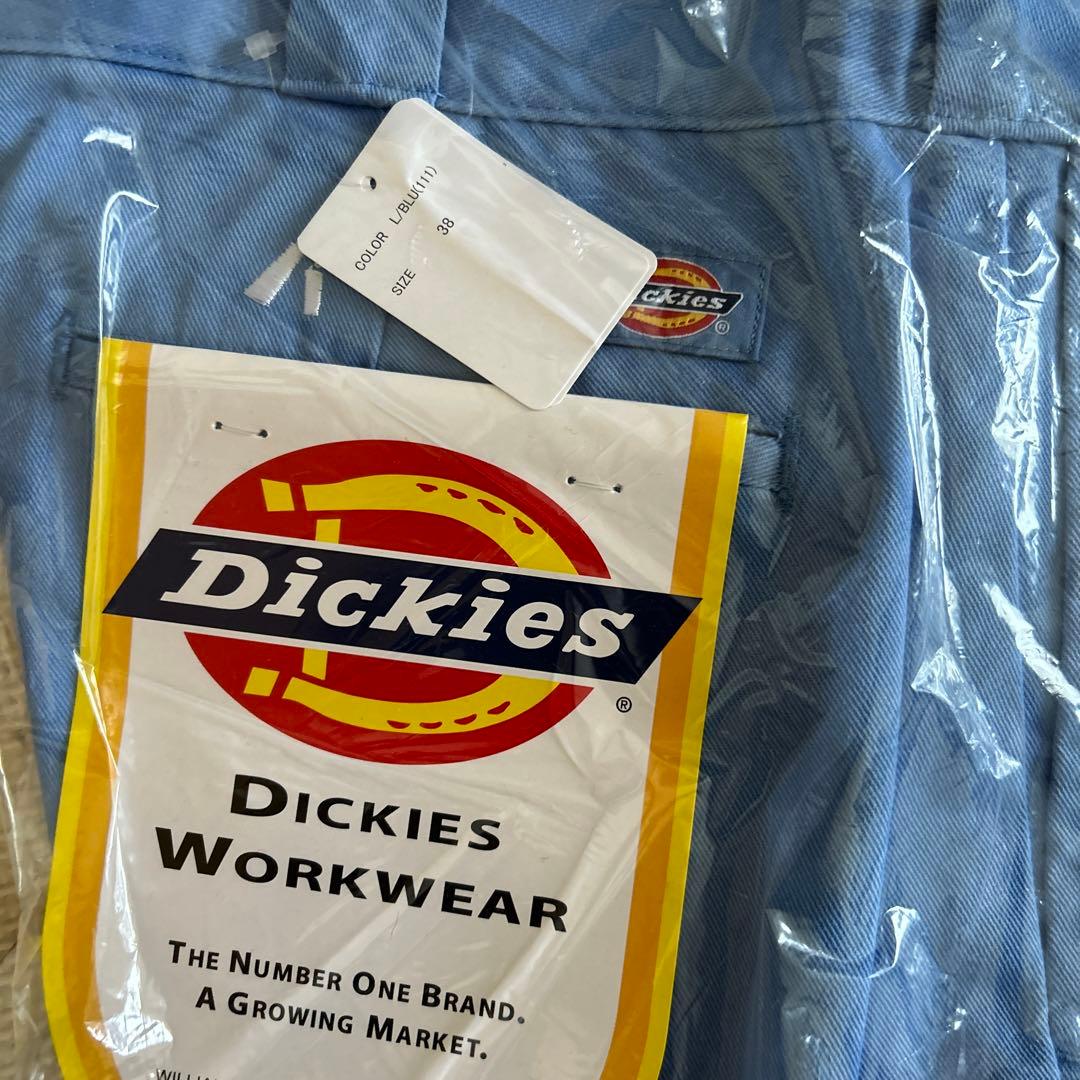定価以下 バナナマン ディッキーズ パンツ サイズ38 ライトブルー