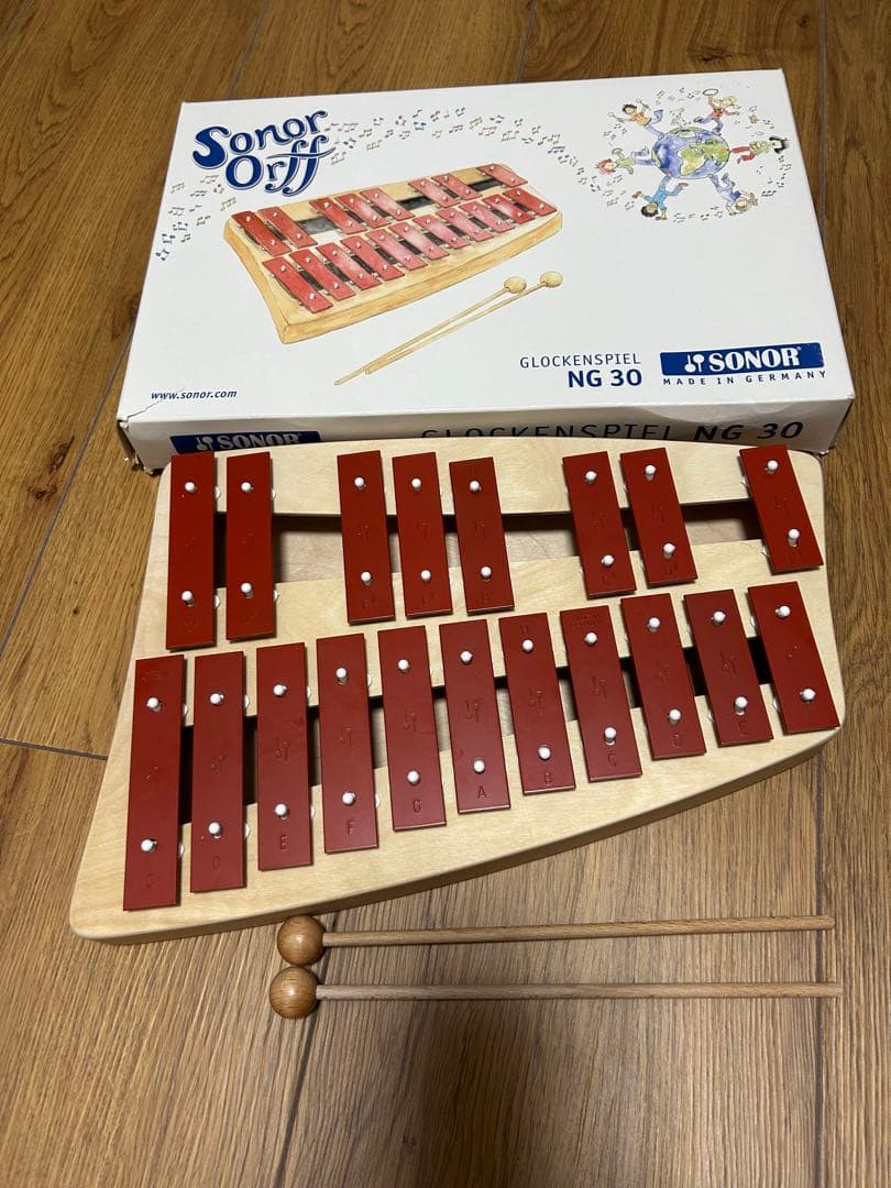 ゾノア社　幼児鉄琴 爆買 メタルフォン SM SONOR ゾノア社 オルフシリーズ ORFF 鉄琴