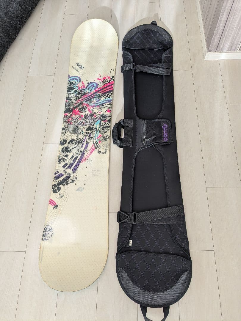 Ride&Salomonスノーボード4点セット SALOMON（サロモン） SIGHT SMU ＆ FX ONE ＆ JAFFE ブラック 板＋