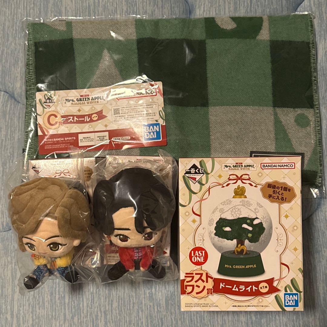 一番くじ　Mrs. GREEN APPLE MAGICAL WINTE A賞他 Mrs. GREEN APPLE」 10周年の冬を彩る一番くじが登場！ | NEWSCAST