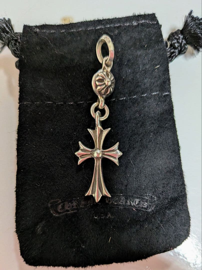 クロムハーツ　ワンボールタイニーCHクロスチャーム CHROME HEARTS / 1BALL TINY CH CROSS CHARM 22K / クロムハーツ ワン