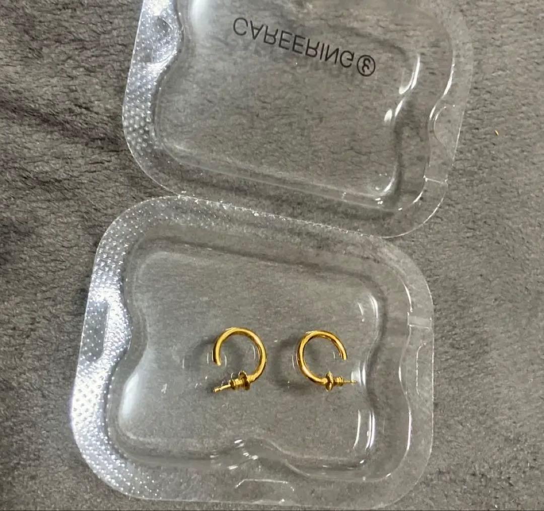 CAREERING キャリアリング　山下智久 PLACEBO 301 0708 CAREERING - 【山下智久着用】【両耳用】 フープピアス - CRYSTALLIZED