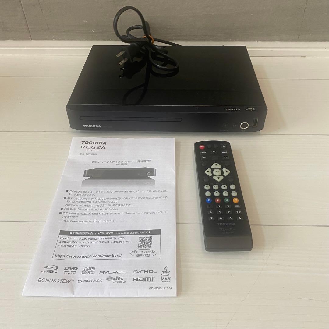 動作確認済】東芝REGZAブルーレイプレーヤー DBP-S500 2022年製 - メルカリ