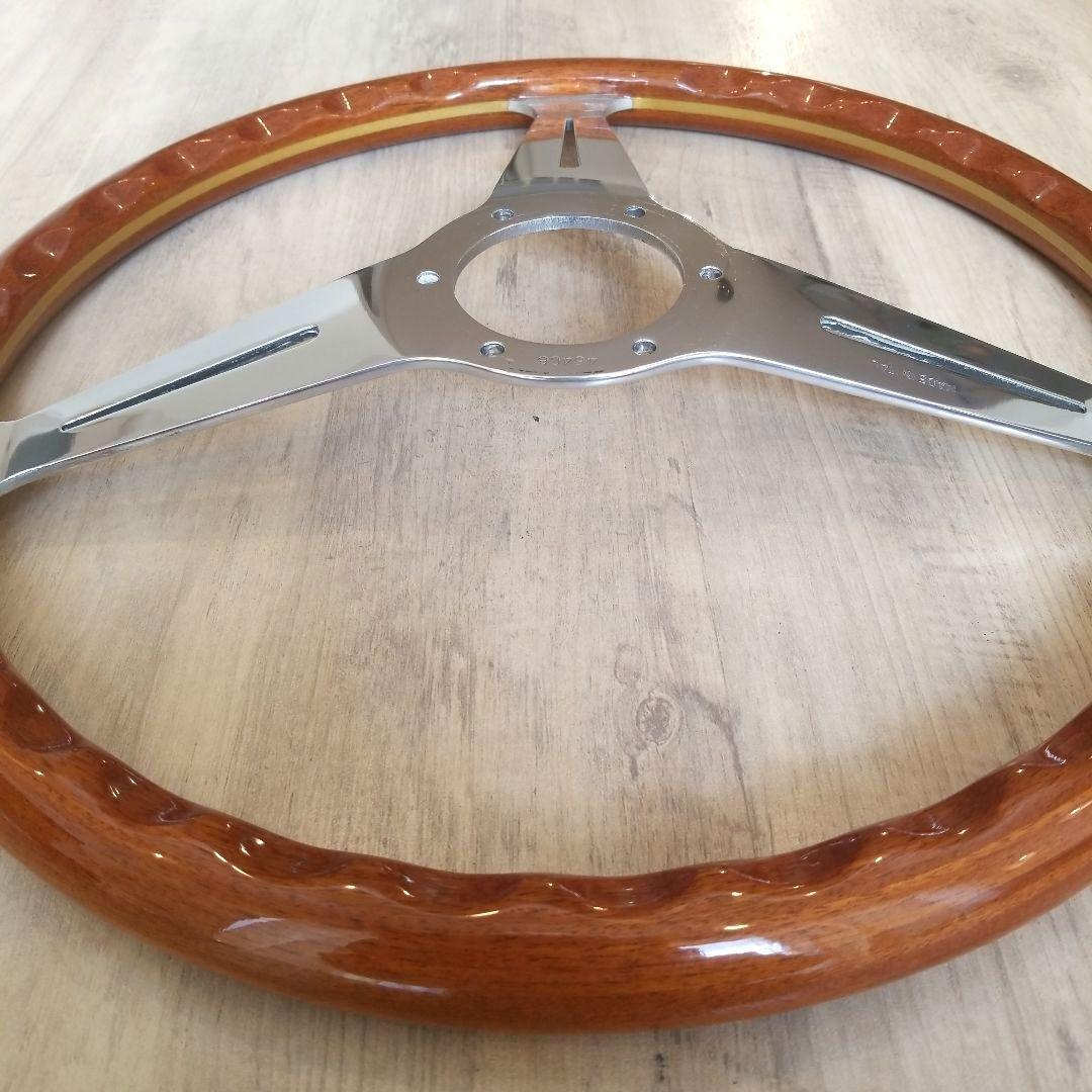 NARDI☆ナルディクラシックVITEウッドステアリングポリッシュスポーク