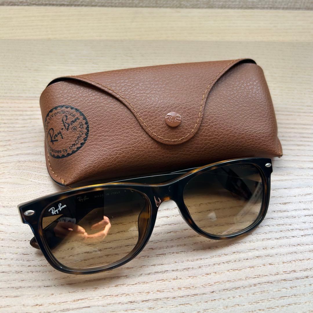 レイバン RB2132-F NEW WAYFARER 710/51 ブラウン Ray-Ban New Wayfarer Classic Light Brown Gradient Unisex