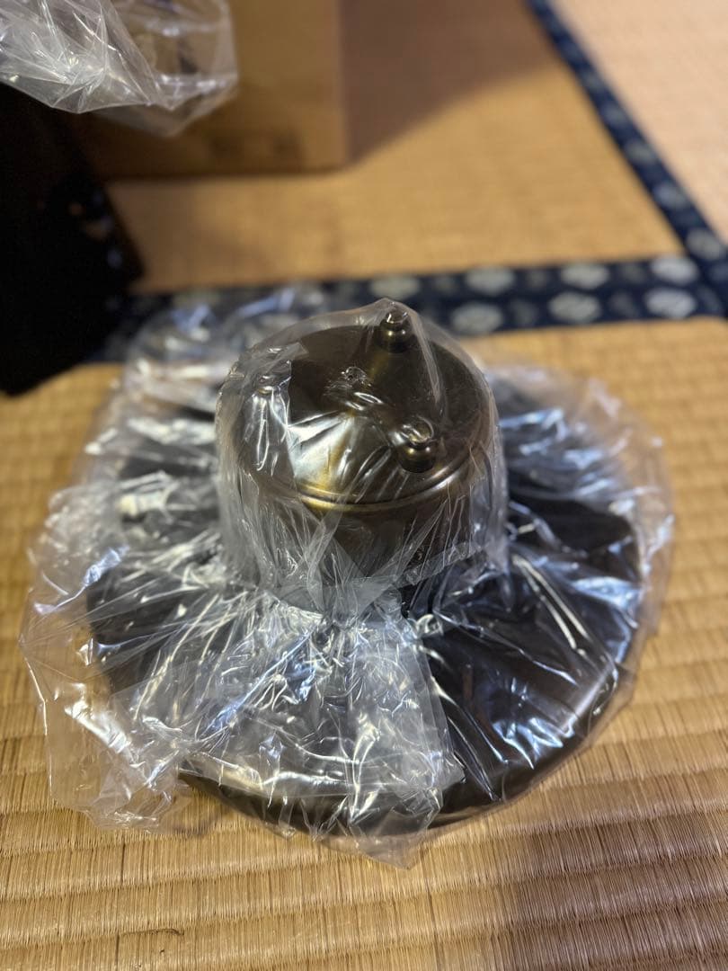 池坊 御玄猪 おげんちょ 花押 花器 華道具 生花 唐金製 銅 真鍮 銅花器