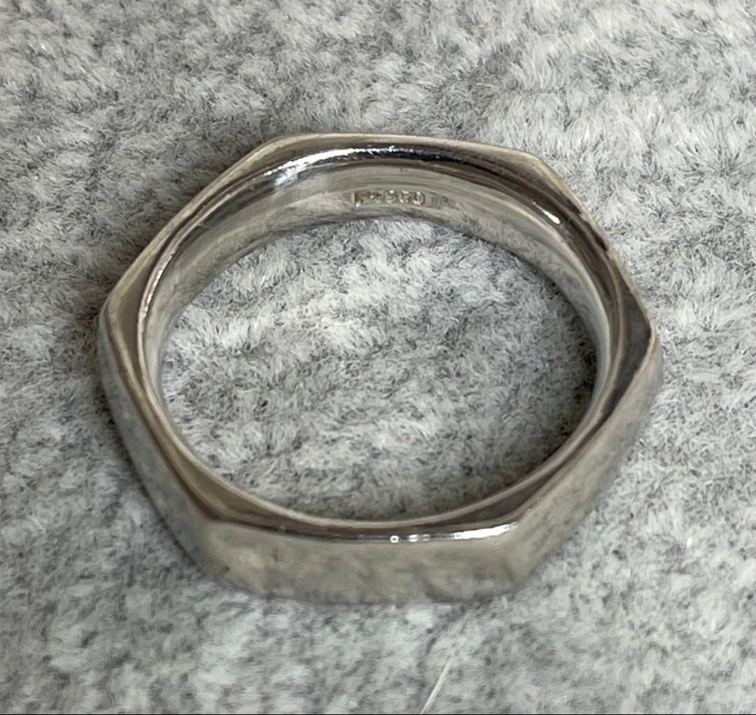 ◇Pt950◇プラチナリング◇指輪◇約14.5号◇約11g◇刻印あり◇ ララクリスティー プラチナリング 指輪 レディース/メンズ 結婚指輪