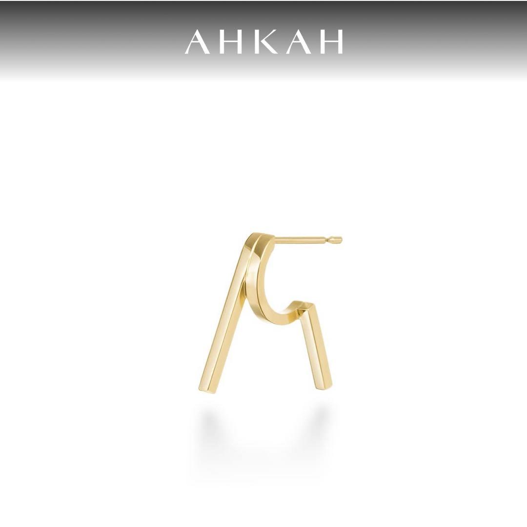 AHKAH スプリングピアス 片耳のみ K18 YG AHKAH スプリングピアス 片耳のみ K18 YG AHKAH スプリングピアス 片耳