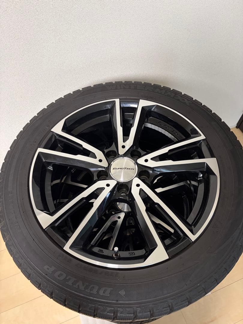 ★中古美品★ ベンツw205 スタッドレス　DUNLOP 225/50/R17