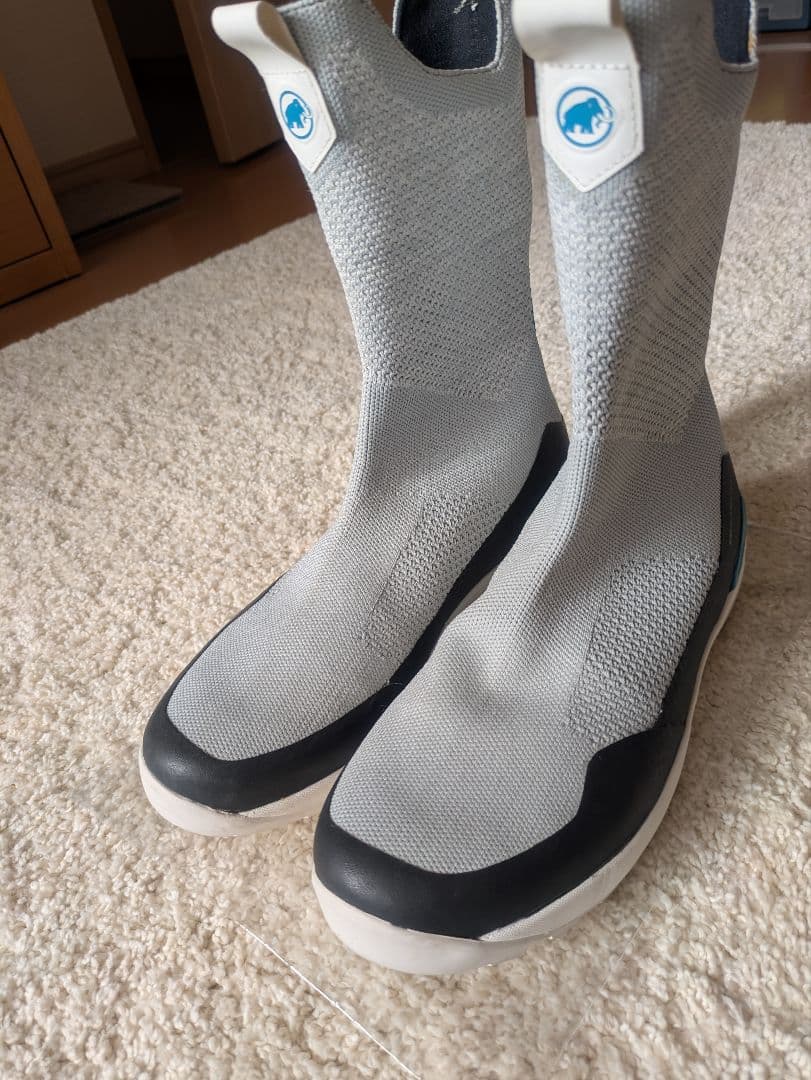 マムート 防寒・防水　滑りにくいミシュランソールレディースブーツ 24.5㎝ moz（モズ） レディース 防水 防滑 防寒 ウィンターブーツ ブラック