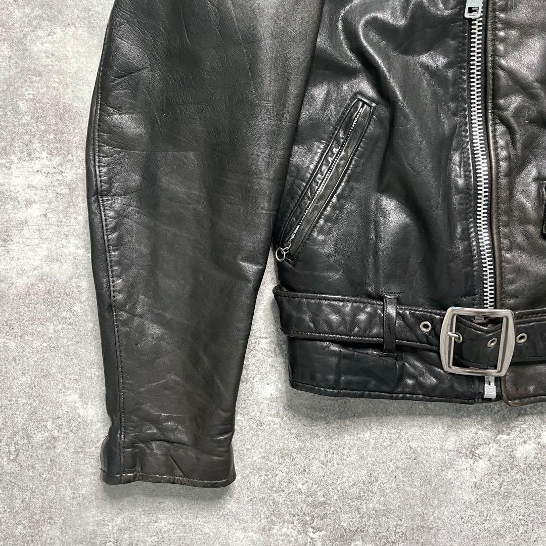 70s Schott 牛タグ後期 perfect ダブルジャケット 38】 - メルカリ