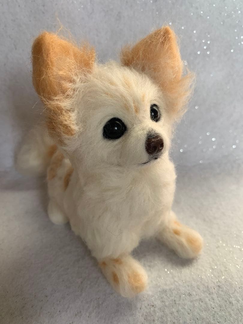 ⭐️あずき様専用オーダー・羊毛フェルト犬・伏せポーズチワワちゃん