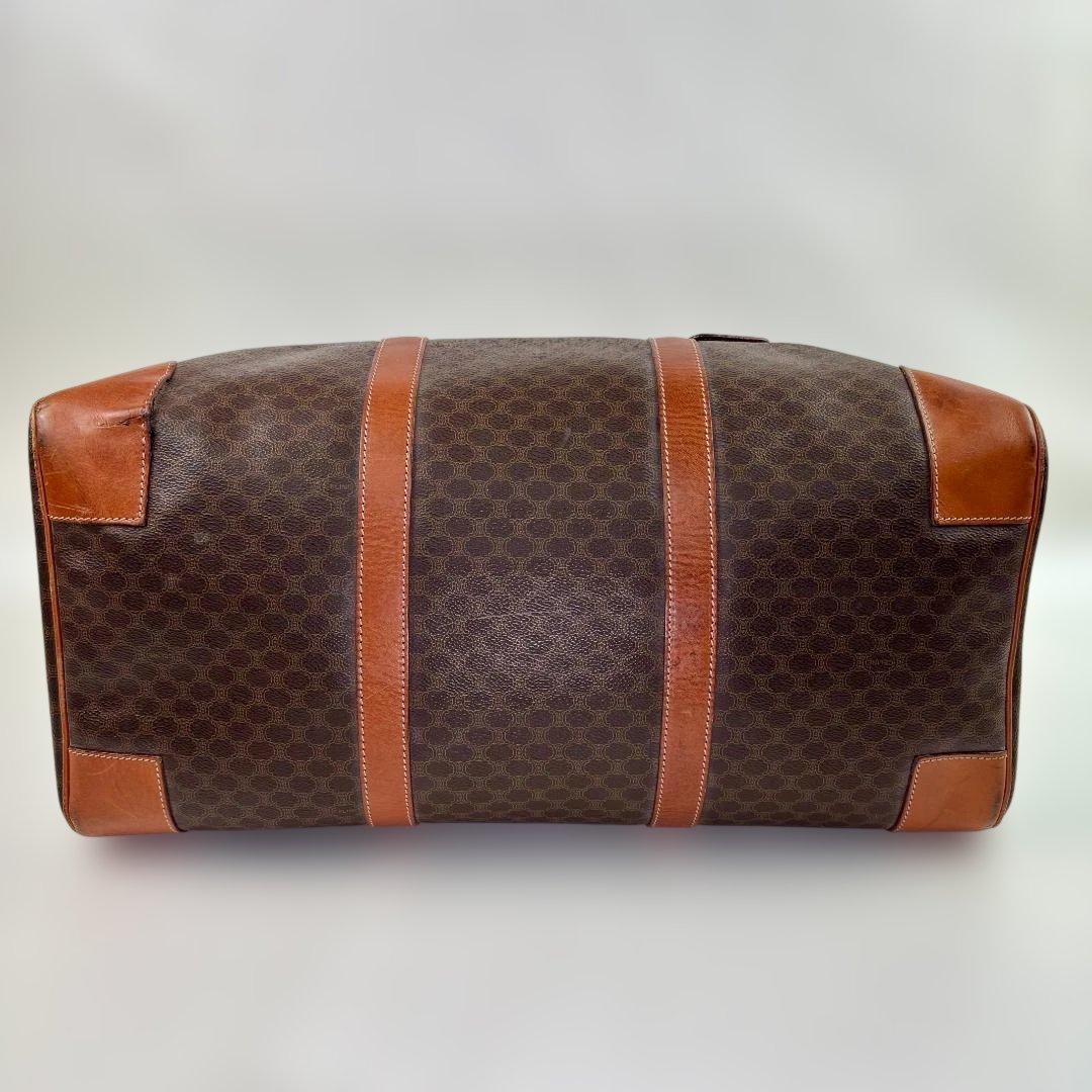 Celine ブラウンレザーダッフルバッグ - メルカリ