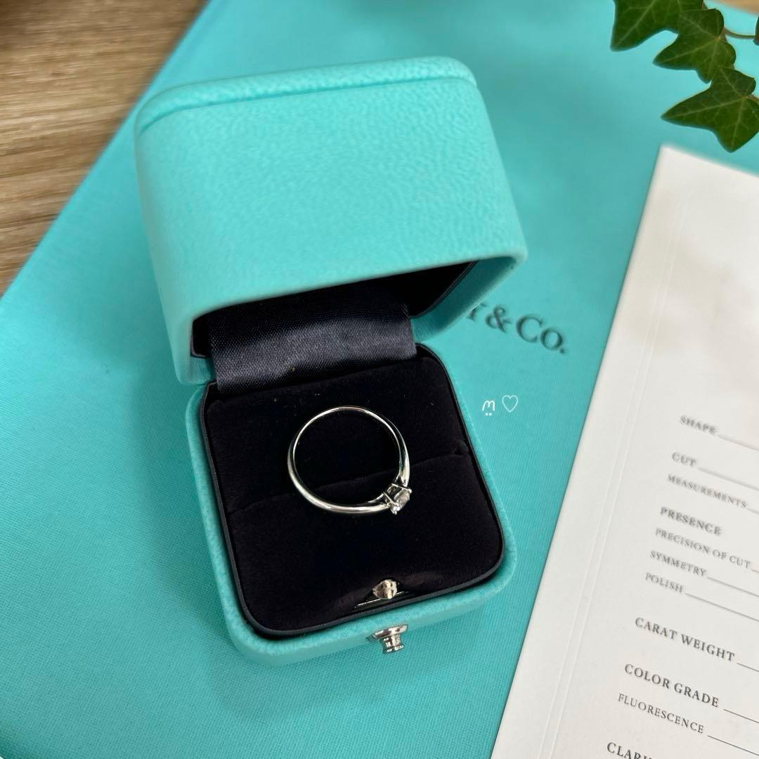 ティファニー　ハーモニーダイヤモンドリング　9号　IF　0.26ct　プラチナ