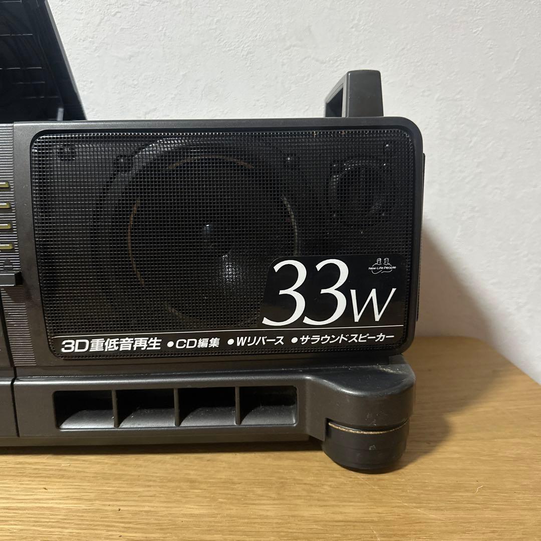 SHARP シャープ CDラジカセ QT-73CD-GY レトロ ジャンク品 - メルカリ