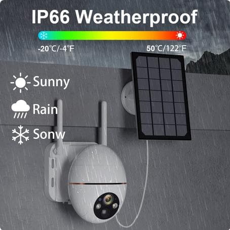 【未開封・新品】屋外 防犯カメラ ソーラー ワイヤレス 防犯カメラ 屋外 ソーラー ワイヤレス 監視カメラ 500万画素 高効率