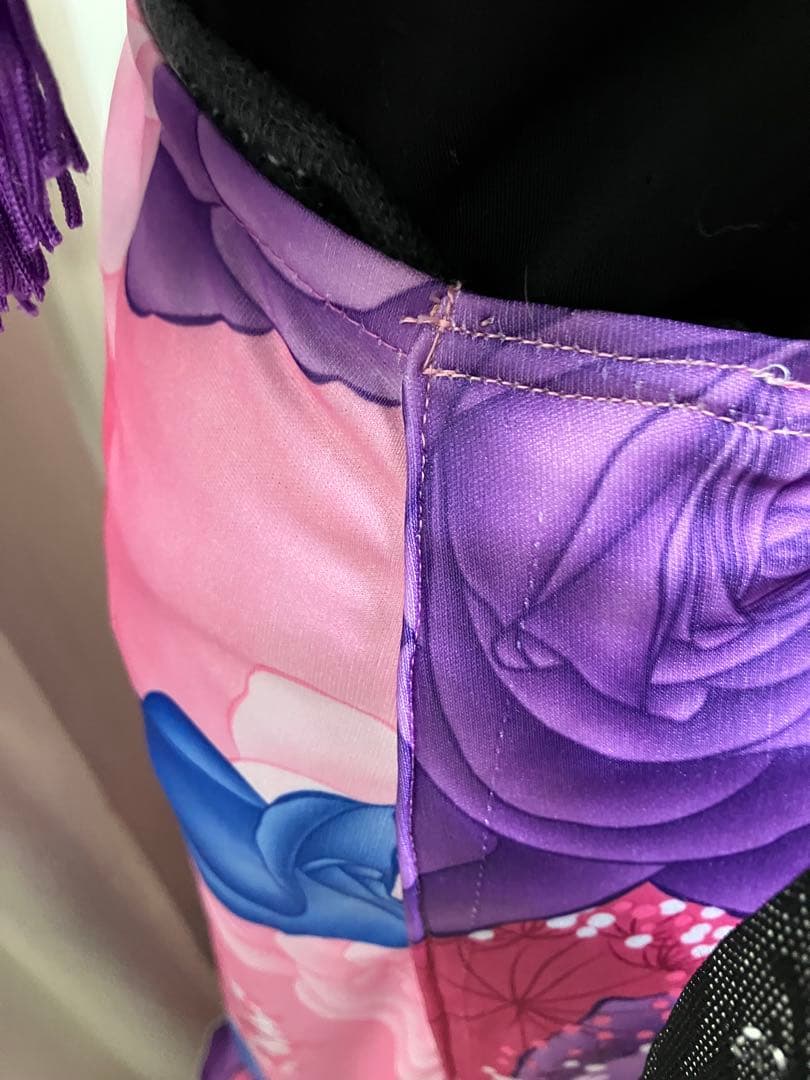 フラメンコファルダ 紫ピンクの花柄スカートのみW72 - メルカリ