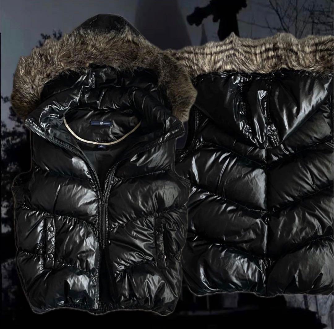 00s 平成ギャル ファー ダウン ベスト 光沢 お兄系 グランジ y2k 00s 平成ギャル ファー ダウン ベスト 光沢 お兄系 グランジ y2k