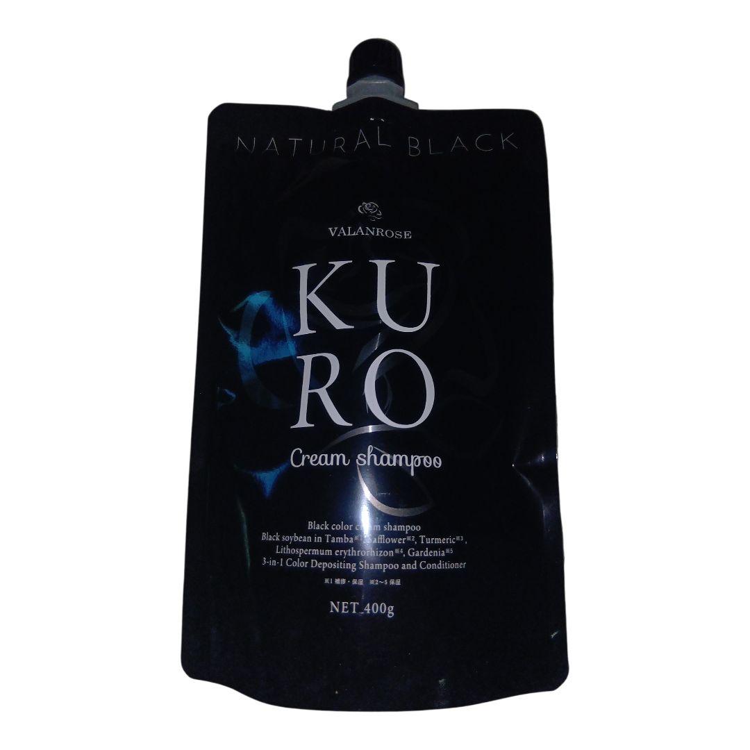 KURO クリームシャンプー ナチュラルブラック 400g - メルカリ