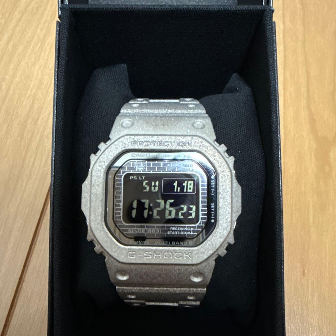 G-SHOCK GMW-B5000PS-1JR 40周年記念モデル G-SHOCK GMW-B5000PS-1JR 40周年限定モデル フルメタル 腕時計 電波