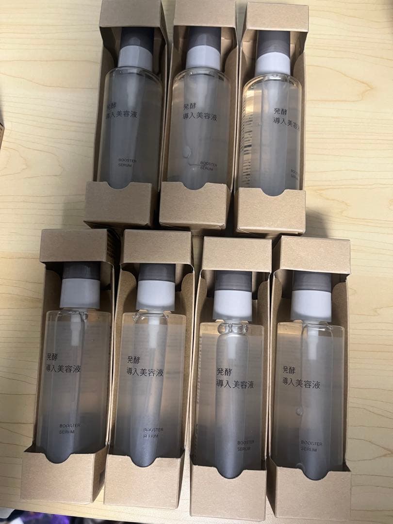 新品未使用 無印良品 MUJI 発酵導入美容液 100ml 7個 無印良品 / 発酵導入美容液の公式商品情報｜美容・化粧品情報はアット