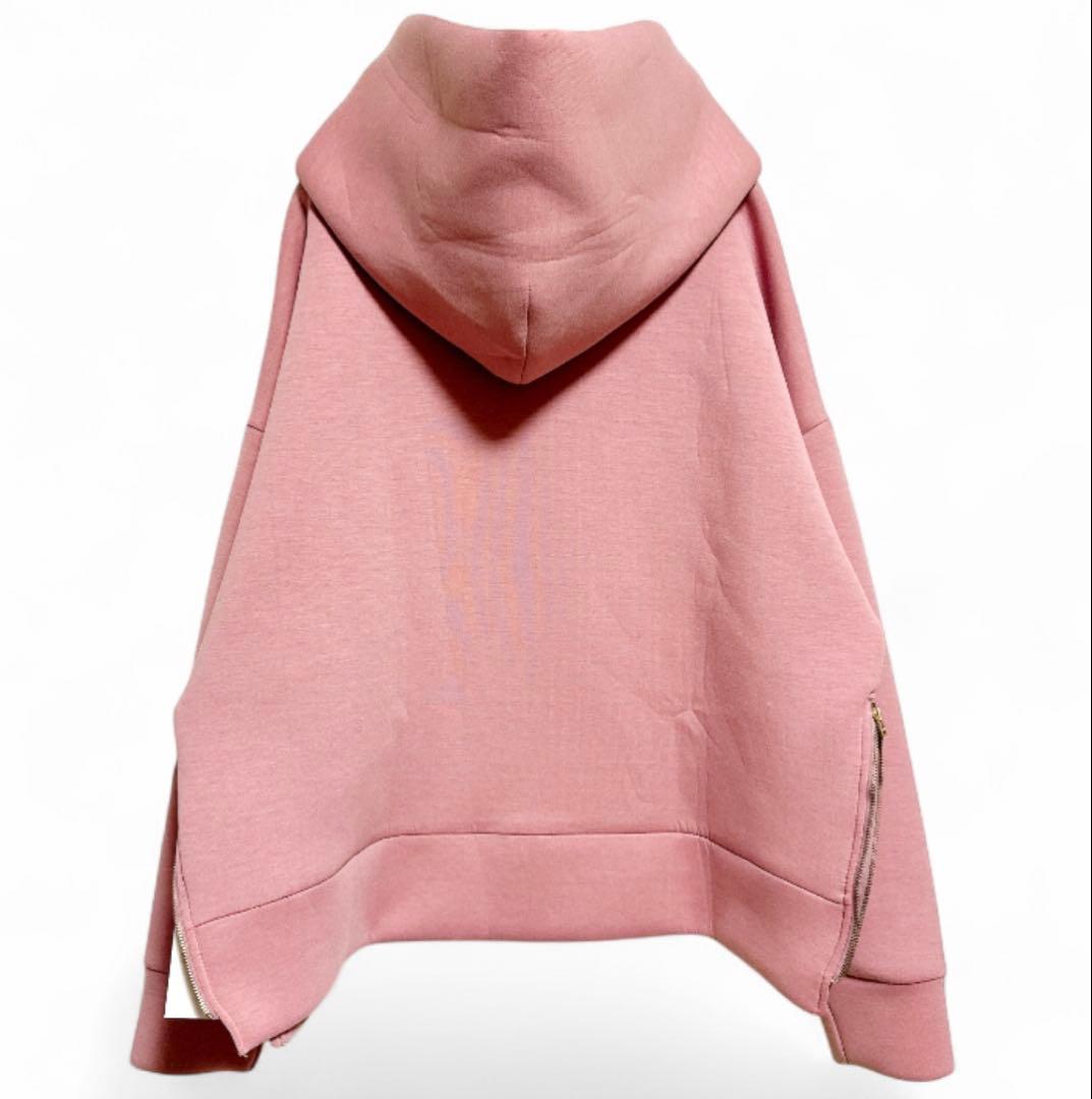 入手困難✨新品【ダムフランク】 ボンディングフーディ F くすみピンク