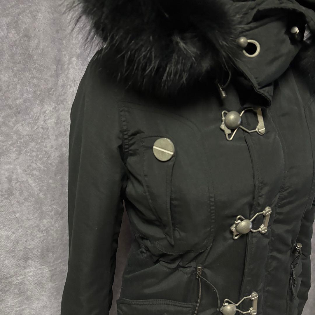 y2k 00s ダークコア 平成ギャル SLY ビックフード ミリタリー ファー