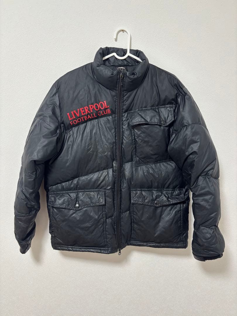 リバプール ダウンジャケット アディダス adidas ヴィンテージ　L adidas アディダスオリジナルス アディカラー トレフォイルロゴ