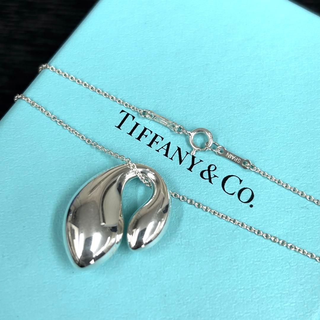 ティファニー ネックレス ダブルティアドロップ シルバー925 全長46cm
