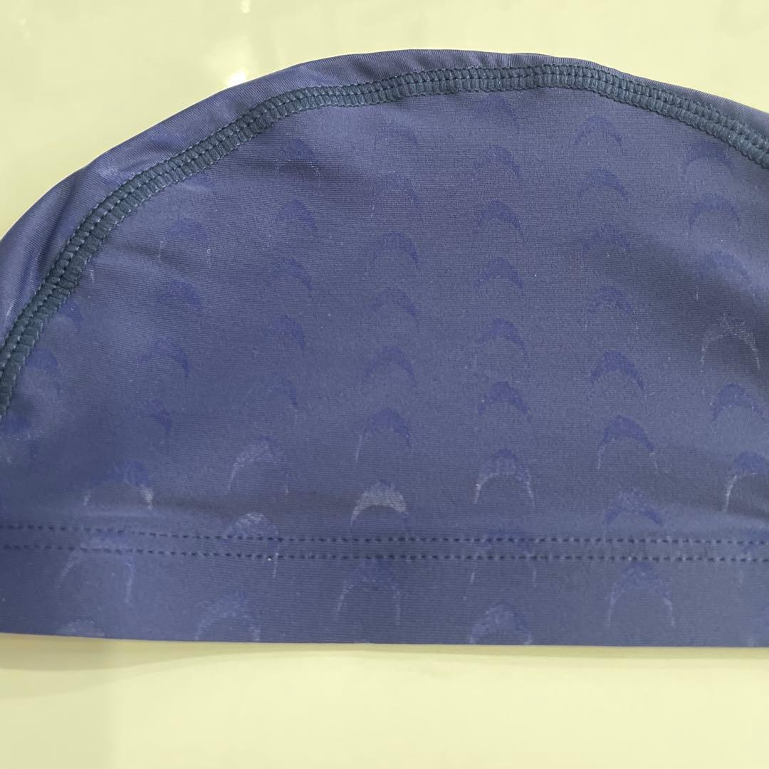 スイムキャップ ネイビー 試着のみ - メルカリ