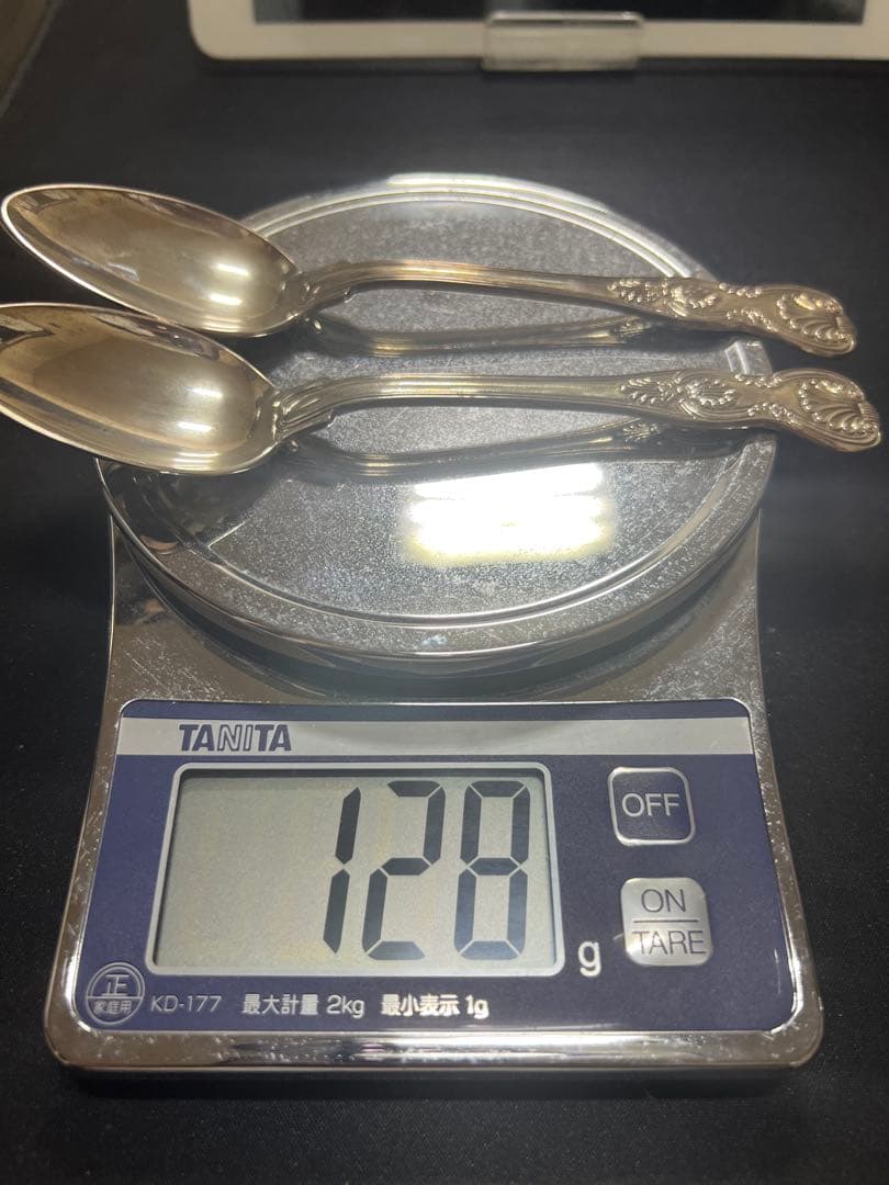 シルバー950 スプーン 2本セット 128g WAKO シルバー950 カトラリーセット | アンティークショップ リベルテ