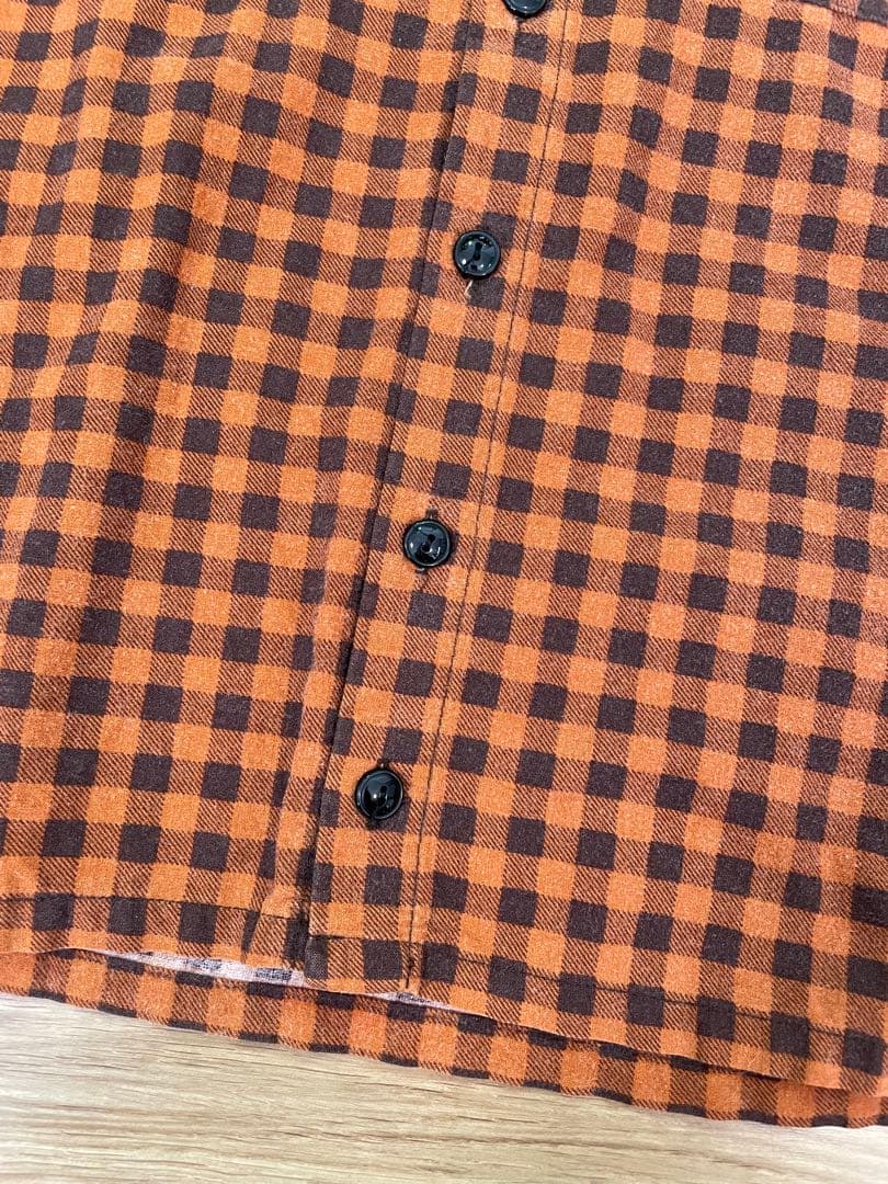 テンダーロイン ネルシャツ Lサイズ オレンジ フランネルシャツ