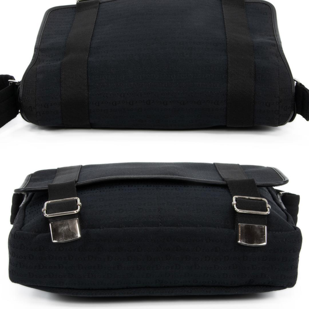 本物 ディオール オム メッセンジャーバッグ メンズ 黒 Y2K 斜め掛け