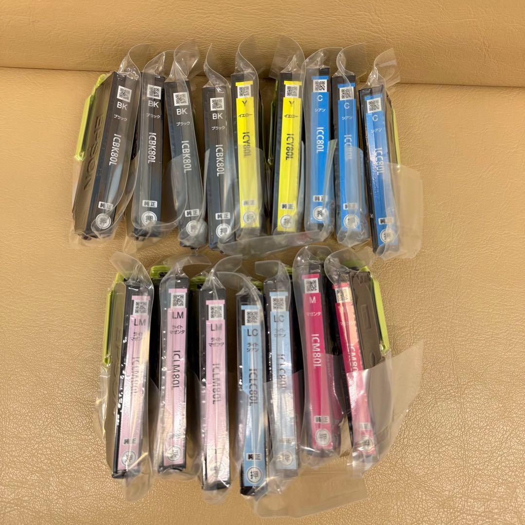 らん　 未開封 EPSON とうもろこしインクカートリッジ 16個セット Amazon.co.jp: エプソン 純正 インクカートリッジ とうもろこし