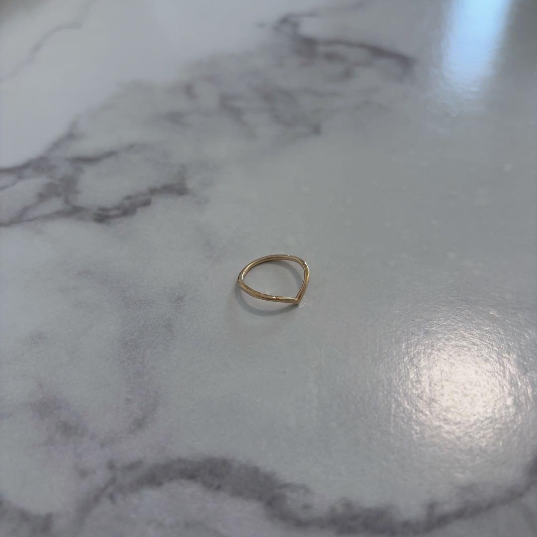 コメント必須】ete K10YG Vライン クラフト ピンキーリング 1号 - メルカリ