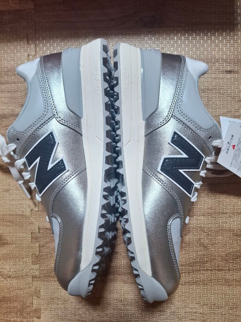 新品★new balance ゴルフシューズ スパイクレス 24.5cm