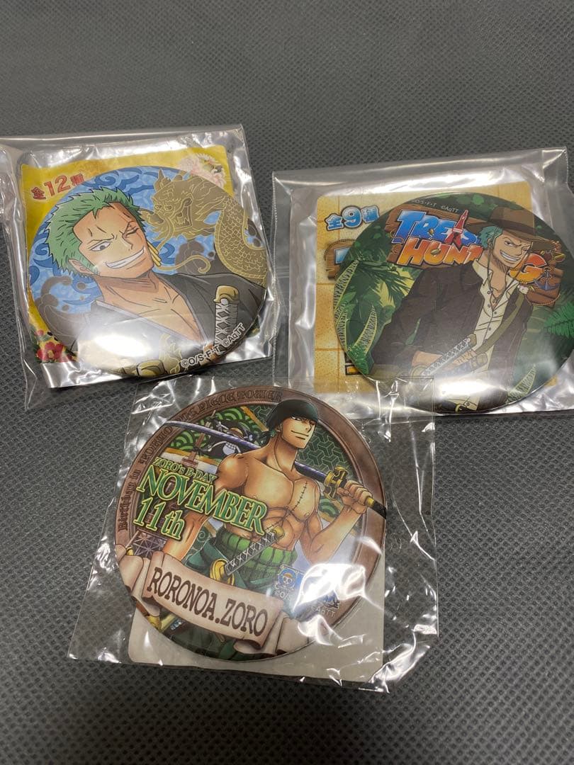 東京ワンピースタワー ロロノア・ゾロ 缶バッジ トレジャーハンティング ONE PIECE ワンピース 東京ワンピースタワー 4周年缶バッジ ゾロ