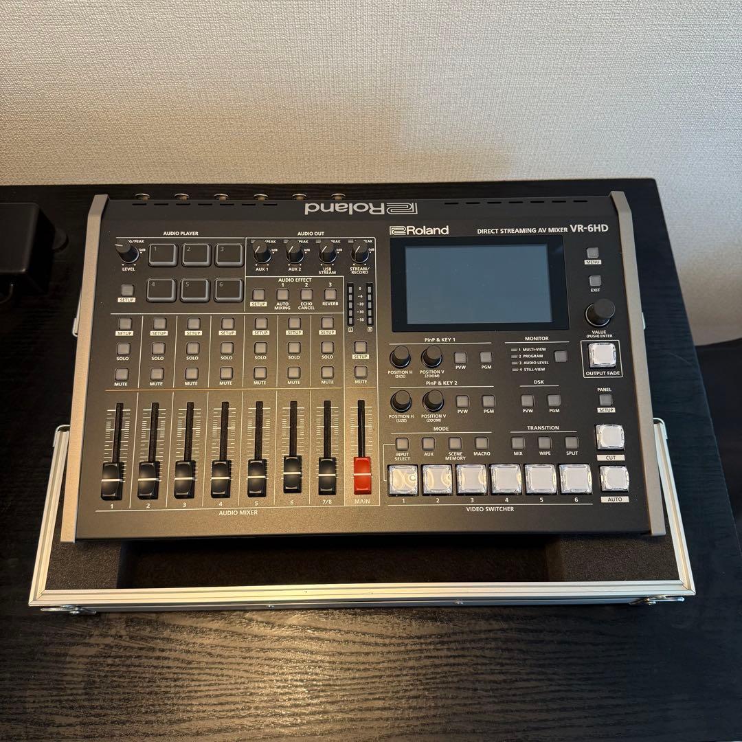 Roland VR-6HD ビデオスイッチャー 専用ケース付き【新古品】 Roland VR-6HD Streaming AV Mixer 新品｜フジヤカメラ