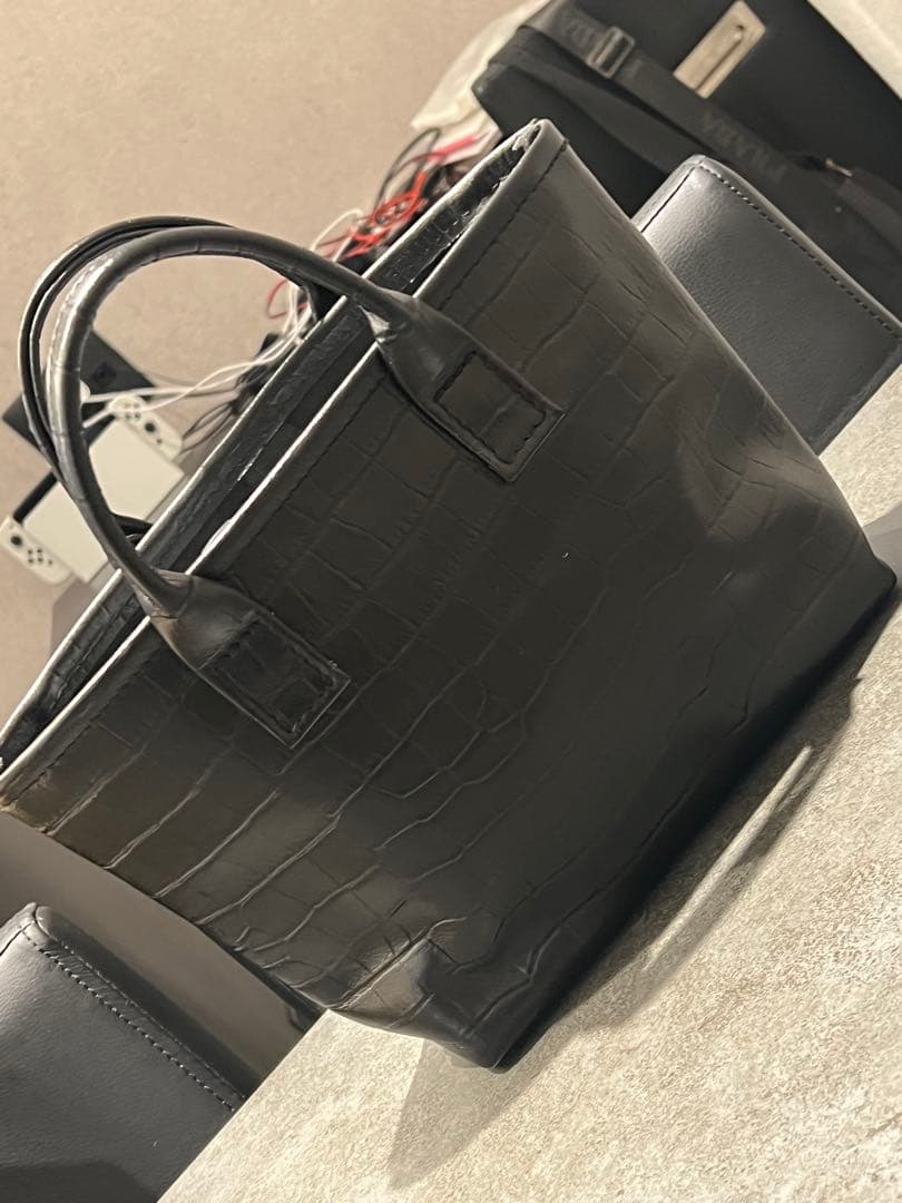 クロコダイル　クロコ型押し　牛皮　姫路産レザー　トートバッグ イタリコ ITALICO 日本製 クロコ型押し 牛革 国産 レザー トートバッグ