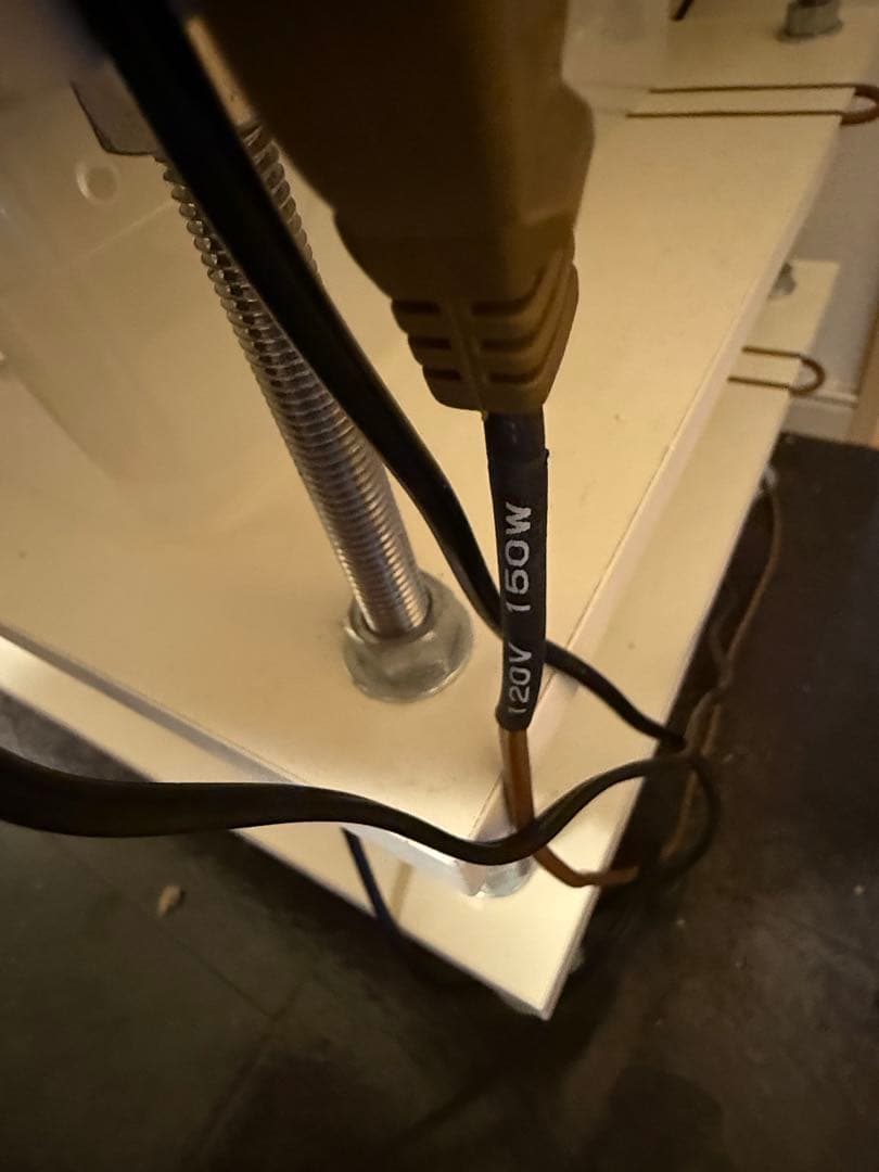 10月末まで)自作ブリードラック7段サーモ、ヒートケーブルセット