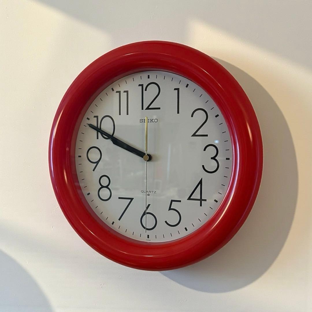 1980 seiko 80s ミッドセンチュリー スペースエイジ 壁掛け時計 - メルカリ