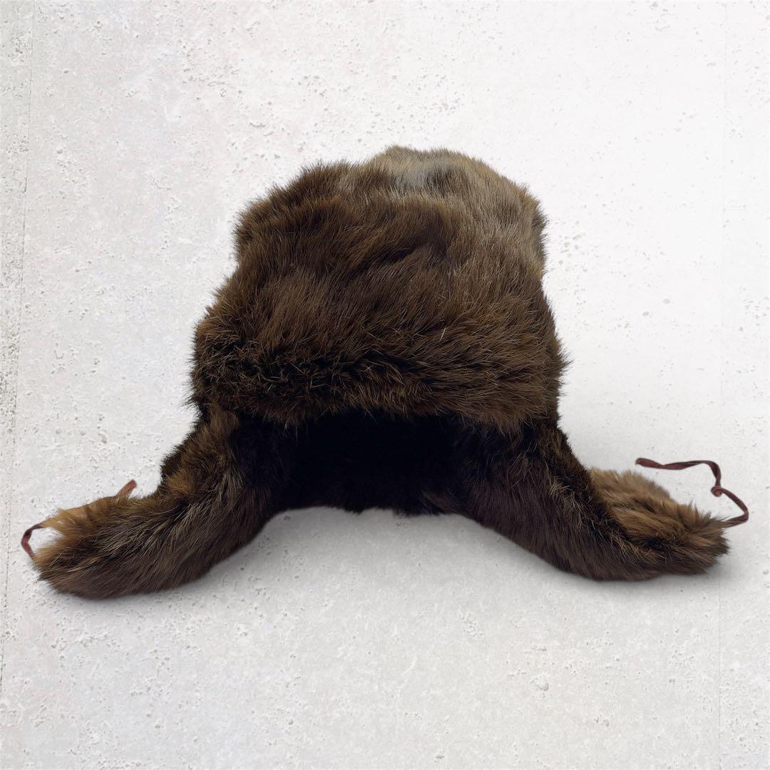 レア★　ヴィンテージウシャンカ　70〜90S　リアルファー　旧ソ連　毛皮帽子 レア☆ ヴィンテージウシャンカ 70〜90S リアルファー 旧ソ連 毛皮帽子