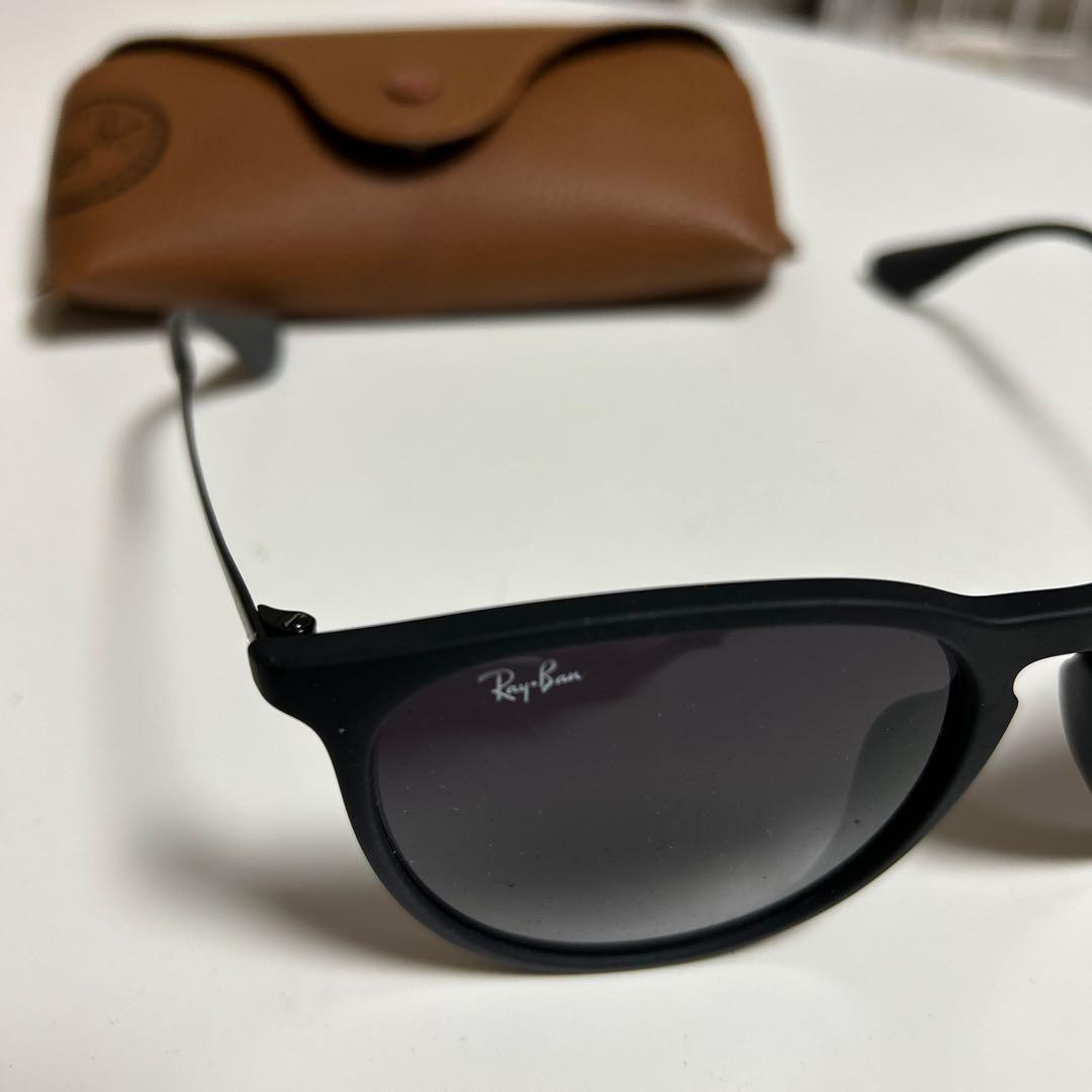 Ray-Ban ブラック サングラス ケース付き - メルカリ