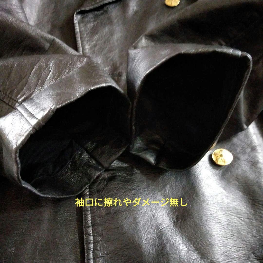69年製 Vintage ポリスマンレザージャケット レザーコート - メルカリ