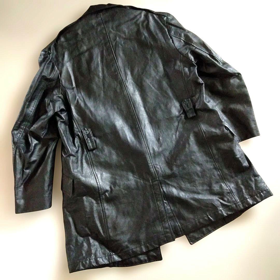 69年製 Vintage ポリスマンレザージャケット レザーコート - メルカリ
